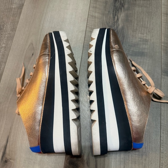 Stella McCartney Metallic Rose Gold ‘Elyse’ Platform Mules - Picture 7 of 11